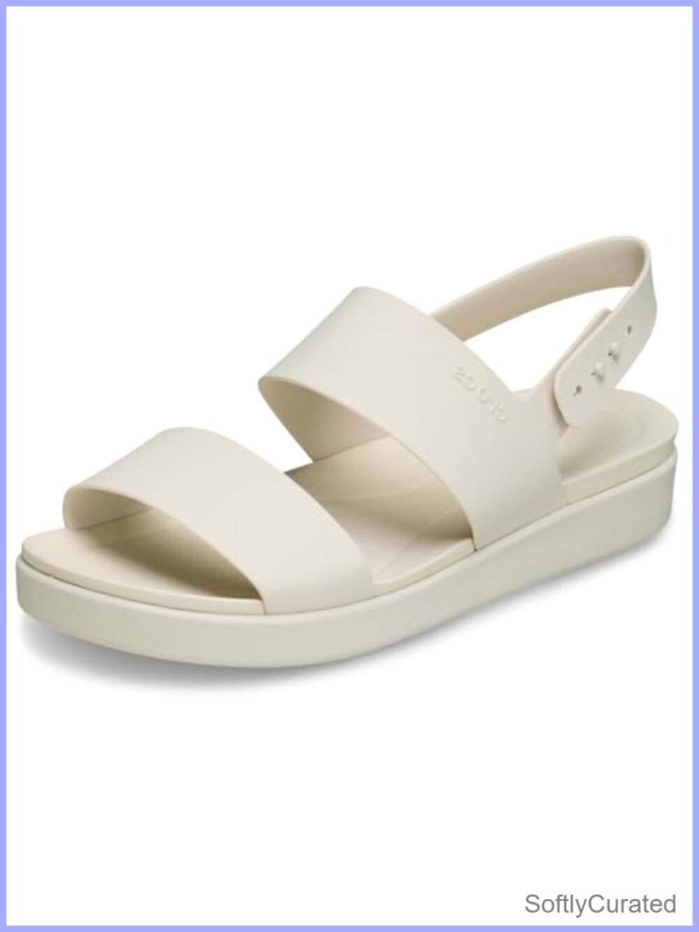 Crocs Brooklyn Backstrap Low Platform Sandals TPU Slip-On